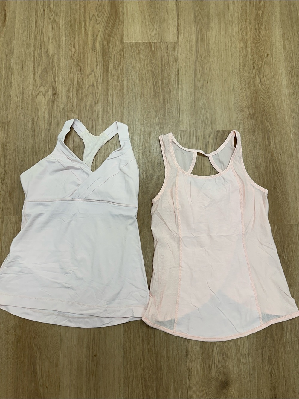 lululemon athletica Light Pink & Pale Pink Tank Tops (Set of 2)